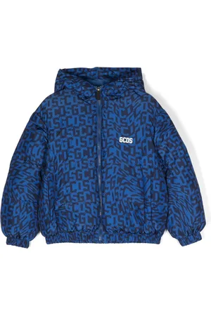 GCDS Gefütterte Jacke mit Monogramm-Print