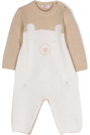 Il gufo Strampler mit Teddy-Stickerei