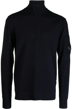 C.P. Company Pullover mit Linsen-Detail