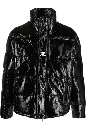 Courrèges Gefütterte Jacke aus Vinyl