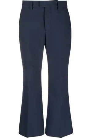 Closed Cropped-Hose mit weitem Bein