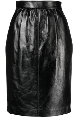 Saint Laurent Hoch sitzender Bleistiftrock