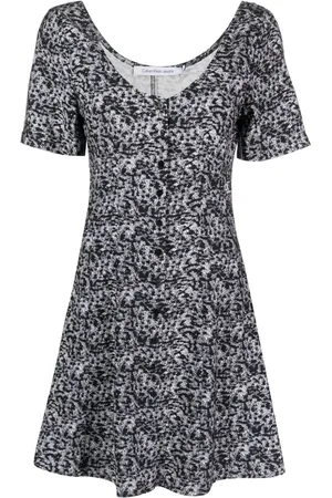 Calvin Klein Minikleid mit abstraktem Print
