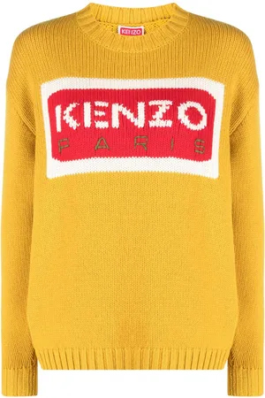 Kenzo Intarsien-Pullover mit Logo