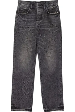 Purple Brand Skinny-Jeans mit Monogramm