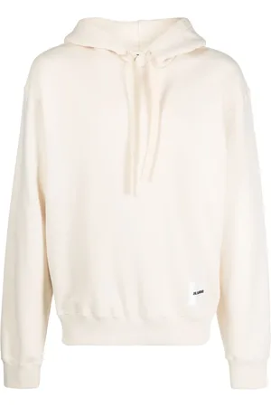 Jil Sander Hoodie mit Logo-Patch