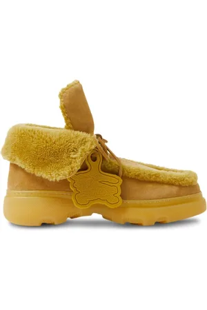 Burberry Creeper-Boots mit Shearling