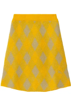 Burberry Karierter Tweed-Rock