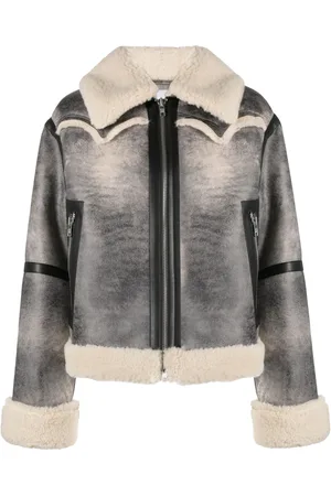 Stand Studio Faux-Shearling-Jacke