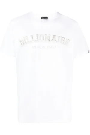 BILLIONAIRE T-Shirt mit Logo-Stickerei