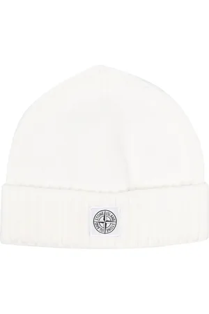 Stone Island Beanie mit Logo-Patch