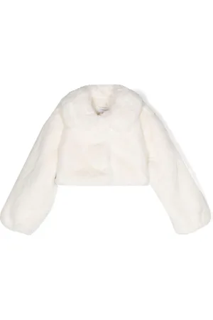 MONNALISA Cropped-Jacke aus Faux Fur