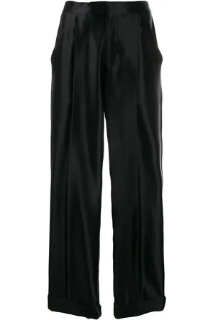 Tom Ford Seidenhose mit hohem Bund