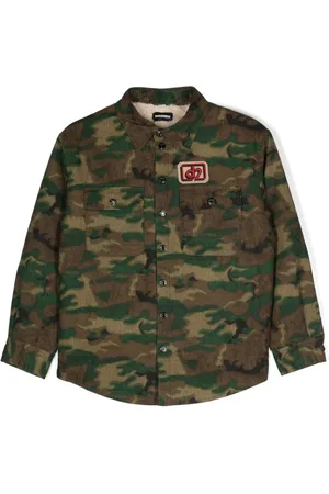 Dsquared2 Hemd mit Camouflagemuster