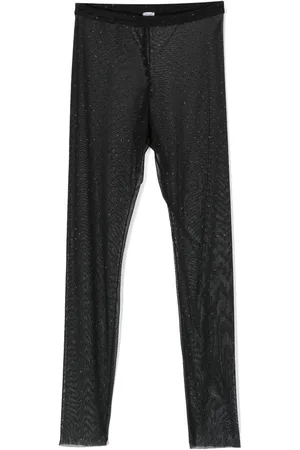 MONNALISA Semi-transparente Leggings mit Strass