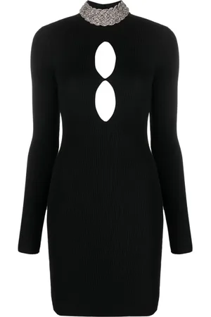 GIUSEPPE DI MORABITO Geripptes Minikleid