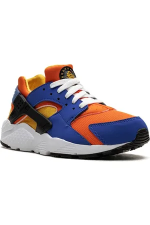 Nike Huarache Run Hyper Royal Yellow Ochre Sneakers