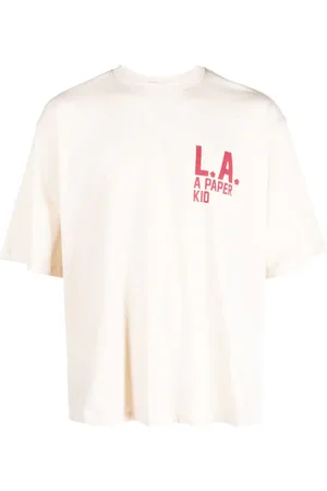 A PAPER KID T-Shirt mit Logo-Print
