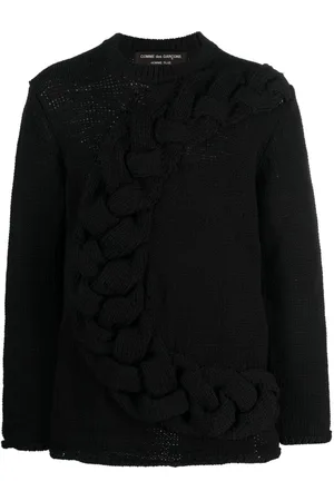 Comme des Garçons Pullover mit Zopfmuster