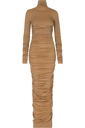 Dolce & Gabbana Gerafftes Maxikleid