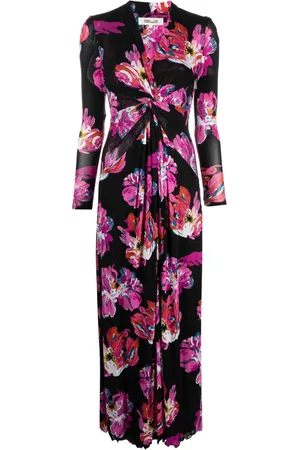 Diane von Furstenberg Midikleid mit Blumenmuster
