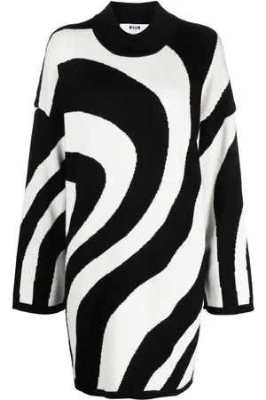Msgm Kleid mit grafischem Print