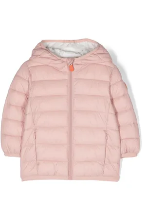 save the duck Gefütterte Kapuzenjacke mit Logo