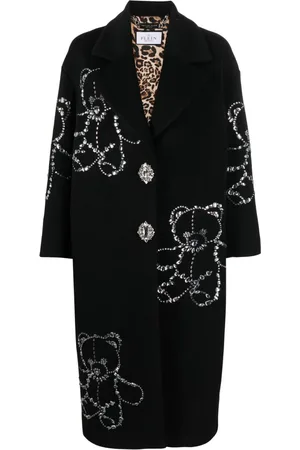 Philipp Plein Oversized-Mantel mit Teddy