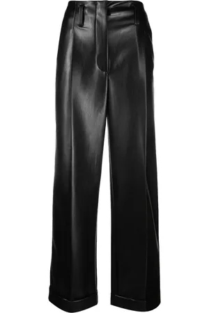 Serafini Gerade Hose aus Faux-Leder