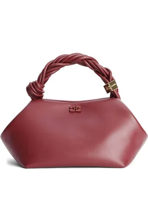 Ganni Bou Handtasche mit Flechtriemen