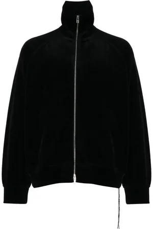 MASTERMIND Sweatshirtjacke in Samtoptik