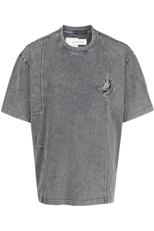 Feng Chen Wang T-Shirt mit Logo-Stickerei
