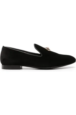 VERSACE Loafer aus Samt mit Medusa