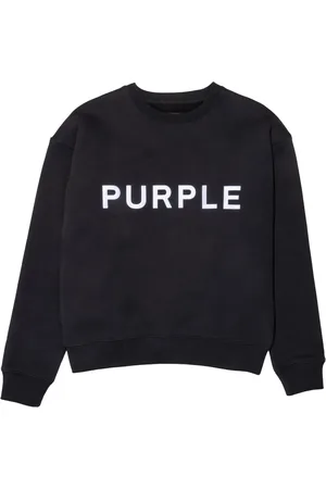 Purple Brand Sweatshirt mit Logo-Stickerei