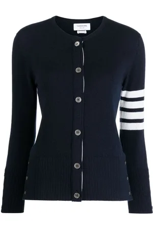 Thom Browne Kaschmircardigan mit gestreiftem Ärmel