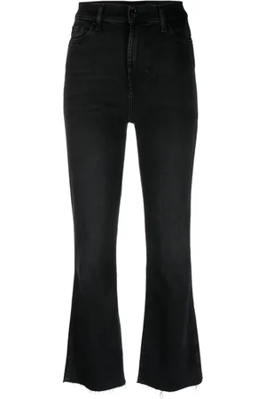 7 for all Mankind Slim Kick Bootcut-Jeans aus Faux-Leder