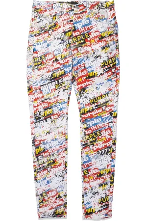 Purple Brand P001 Skinny-Jeans mit Logo-Print