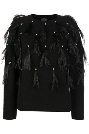HUISHAN ZHANG Kristallverzierter Pullover