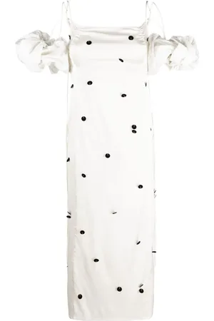 Jacquemus Gepunktetes Midikleid