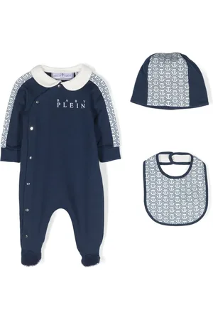 Philipp Plein Strampler-Set mit Monogramm-Print
