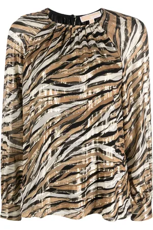 Michael Kors Bluse mit Tiger-Print