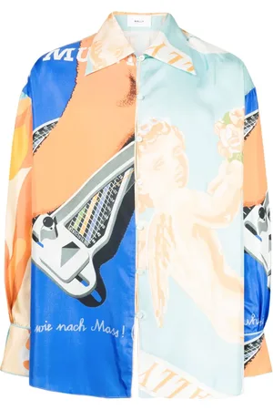 Bally Hemd mit abstraktem Print