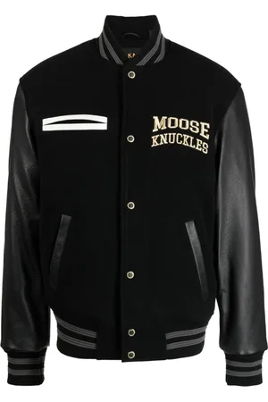 Moose Knuckles Bomberjacke mit Logo-Stickerei