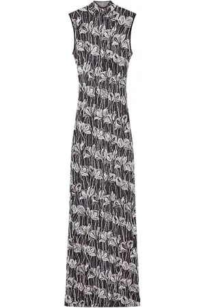 Puccini Fiori Di Loto Jacquard-Maxikleid