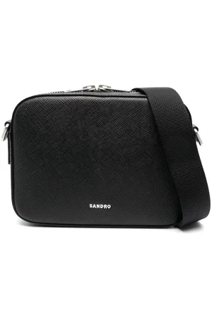 Sandro Mini Kuriertasche mit Logo-Print