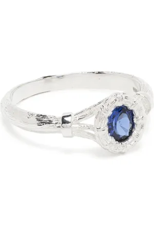 Bleue Burnham Bound Willow Ring mit Saphir