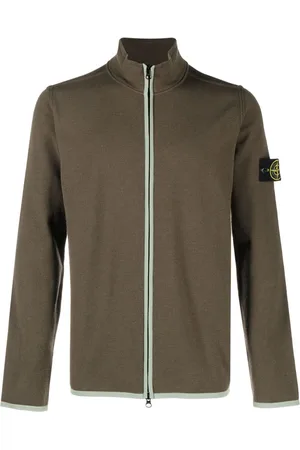 Stone Island Sweatshirtjacke mit Kompass-Motiv