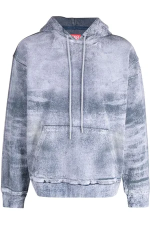 Diesel Hoodie mit Batikmuster