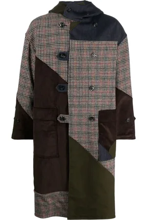 Baracuta Doppelreihiger Mantel im Patchwork-Look