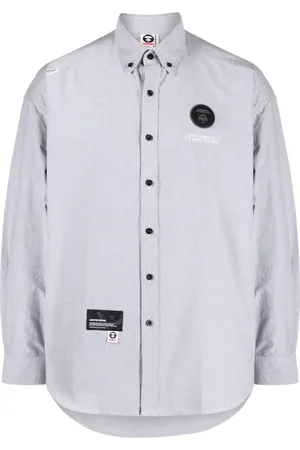 A Bathing Ape Hemd mit Logo-Patch
